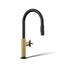 Billet® Touchless pull-down kitchen sink faucet with two-function sprayhead