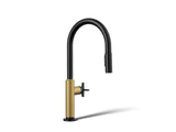 Billet® Touchless pull-down kitchen sink faucet with two-function sprayhead