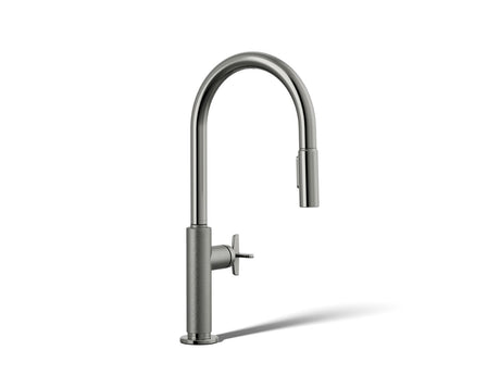 Billet® Touchless pull-down kitchen sink faucet with two-function sprayhead