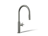 Billet® Touchless pull-down kitchen sink faucet with two-function sprayhead