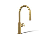 Billet® Touchless pull-down kitchen sink faucet with two-function sprayhead
