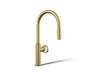 Billet® Touchless pull-down kitchen sink faucet with two-function sprayhead