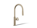 Billet® Touchless pull-down kitchen sink faucet with two-function sprayhead