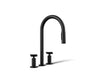 Billet® Pull-down kitchen sink faucet with two-function sprayhead