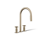 Billet® Pull-down kitchen sink faucet with two-function sprayhead