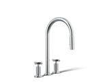 Billet® Pull-down kitchen sink faucet with two-function sprayhead