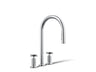Billet® Pull-down kitchen sink faucet with two-function sprayhead