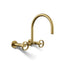 Billet® Two-hole wall-mount bridge kitchen sink faucet