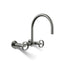 Billet® Two-hole wall-mount bridge kitchen sink faucet