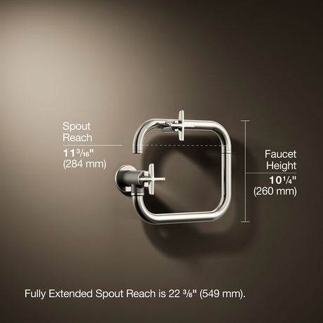 Billet® Wall-mount pot filler