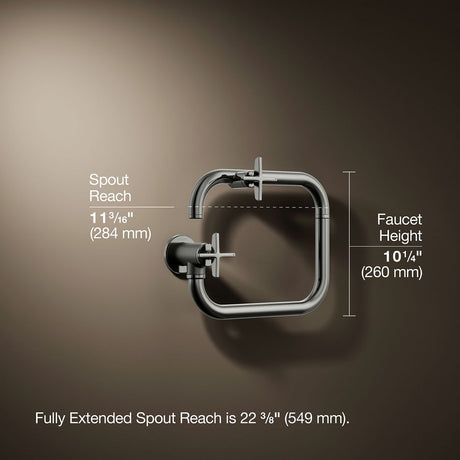 Billet® Wall-mount pot filler