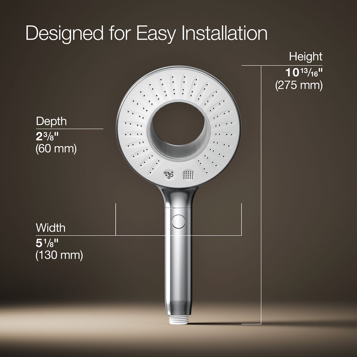 SpaViva™ Two-function handshower, 1.75 gpm