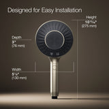 SpaViva™ Two-function handshower with all-in-one cleansing device, 2.5 gpm