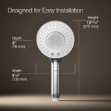 SpaViva™ Two-function handshower with all-in-one cleansing device, 2.5 gpm
