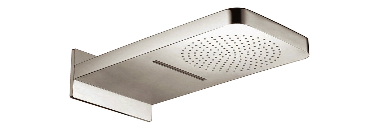 Aquasheet wallmount dual function rainhead