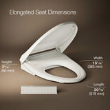PureWash® E930 Elongated bidet toilet seat with remote control