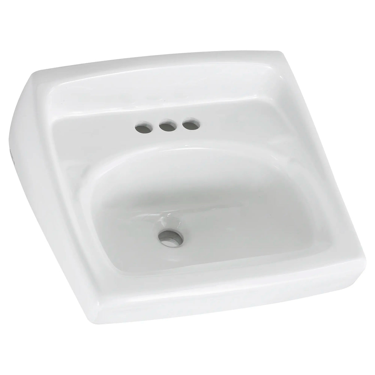 Lucerne® Wall-Hung Sink for Exposed Bracket Support With 4-Inch Centerset