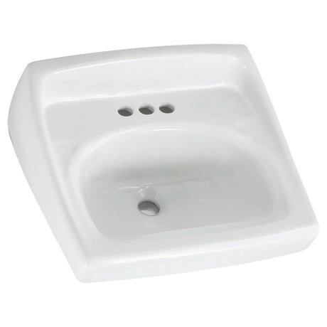 Lucerne® Wall-Hung Sink for Exposed Bracket Support With 4-Inch Centerset