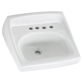 Lucerne® Wall-Hung Sink With 8-Inch Widespread and Extra Right-Hand Hole