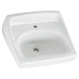 Lucerne® Wall-Hung Sink for Exposed Bracket Support With Center Hole Only