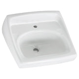 Lucerne® Wall-Hung Sink for Exposed Bracket Support With Center Hole Only