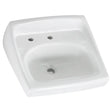 Lucerne® Wall-Hung Sink With Center Hole Only and Extra Left-Hand Hole