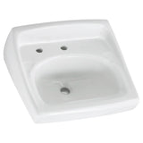 Lucerne® Wall-Hung Sink With Center Hole Only and Extra Left-Hand Hole