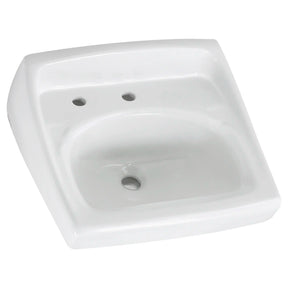 Lucerne® Wall-Hung Sink With Center Hole Only and Extra Left-Hand Hole