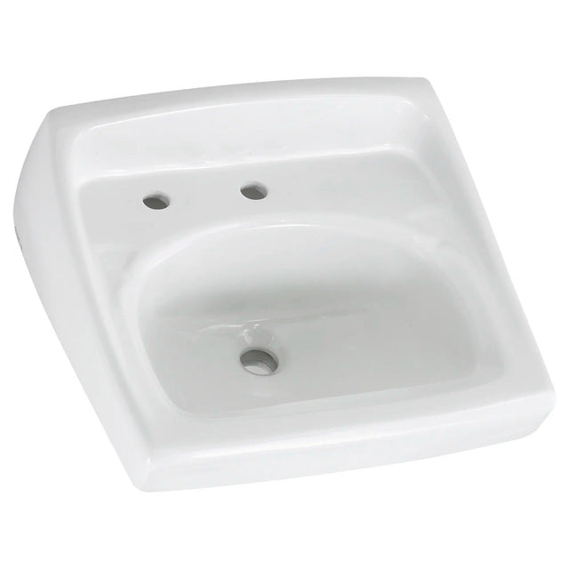 Lucerne® Wall-Hung Sink With Center Hole Only and Extra Left-Hand Hole