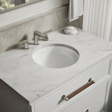Caxton® 16-1/8" round undermount bathroom sink, no overflow