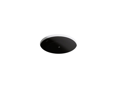 Caxton® 16-1/8" round undermount bathroom sink, no overflow