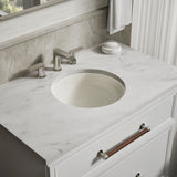 Caxton® 16-1/8" round undermount bathroom sink, no overflow