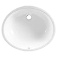 Ovalyn Large Under Counter Sink With Glazed Underside