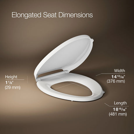 Drift™ Tab ReadyLatch® Quiet-Close™ elongated toilet seat