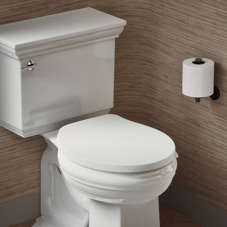 Drift™ Tab ReadyLatch® Quiet-Close™ round-front toilet seat