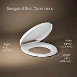 Drift™ Tab ReadyLatch® Quiet-Close™ round-front toilet seat