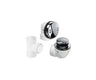 PVC Plumber's Half Kit with Economy Soft Toe Touch Trim (Two Hole Face Plate)