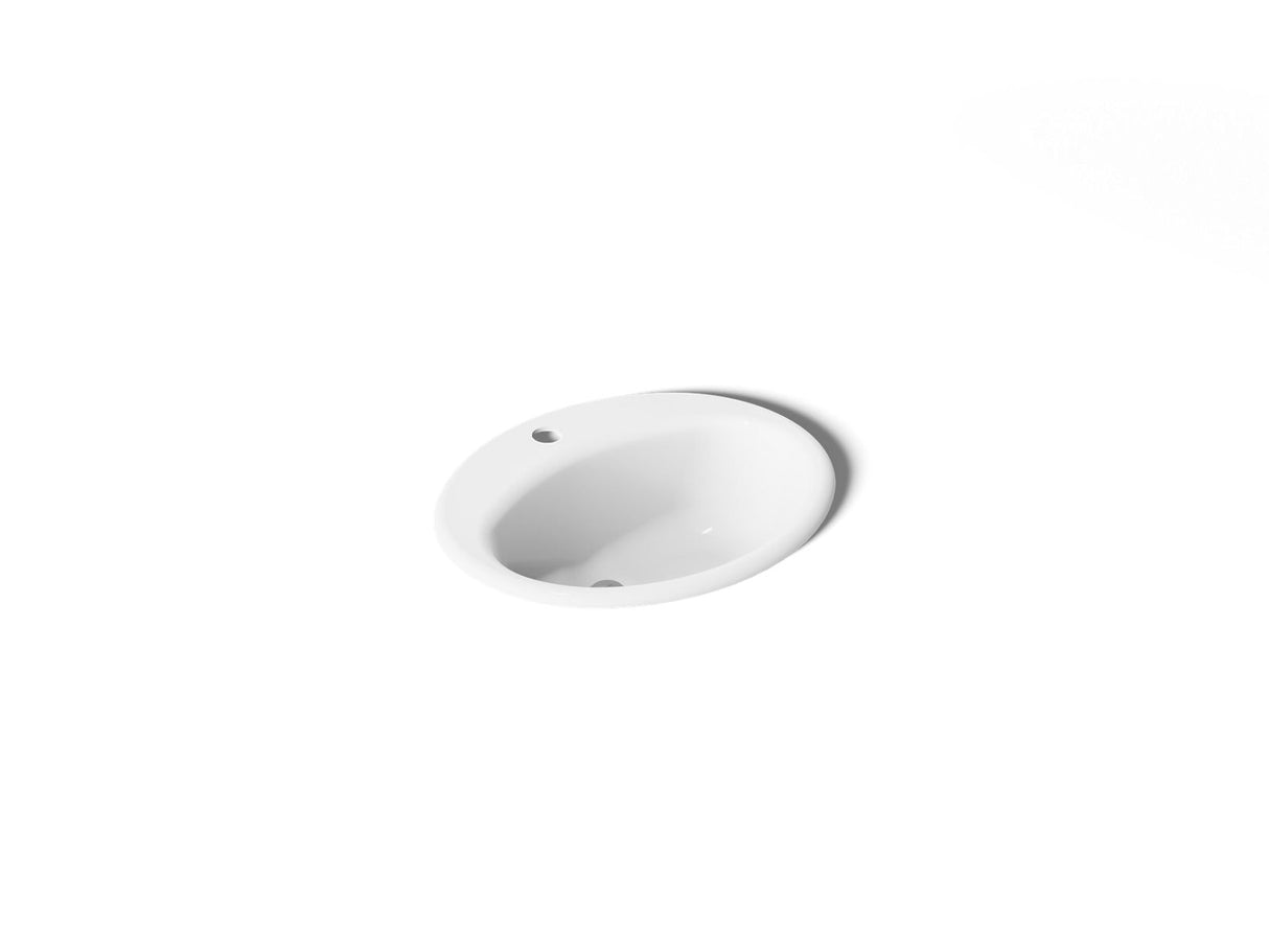 Farmington® 19-1/4" oval drop-in bathroom sink