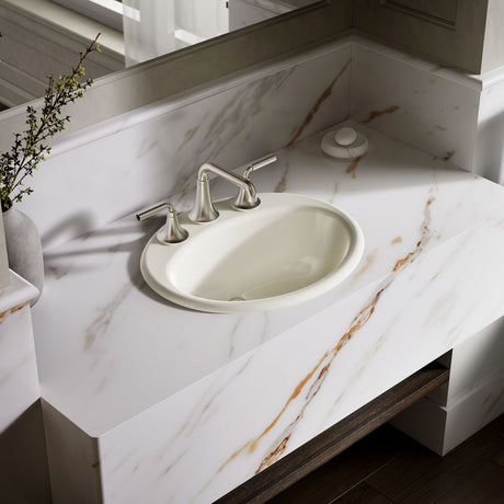 Farmington® 19-1/4" oval drop-in bathroom sink