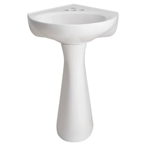 Cornice 4-Inch Centerset Pedestal Sink Top and Leg Combination