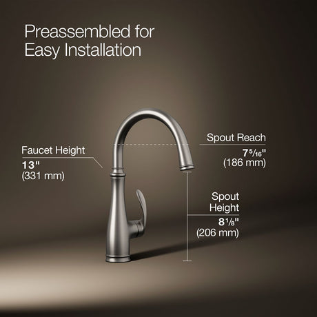 Bellera® Single-handle bar sink faucet