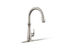 Bellera® Touchless pull-down kitchen sink faucet with three-function sprayhead