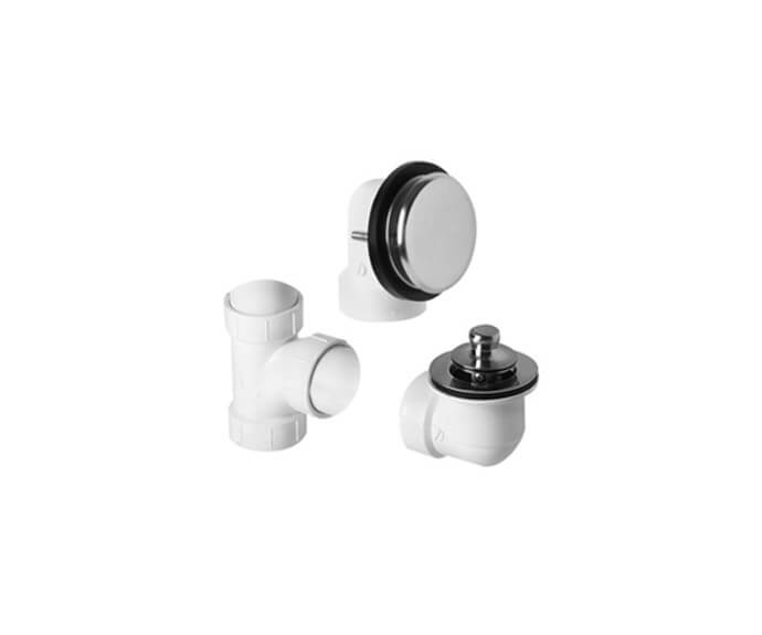 PVC Plumber's Half Kit with Deluxe Lift & Turn Trim (Designer Face Plate)
