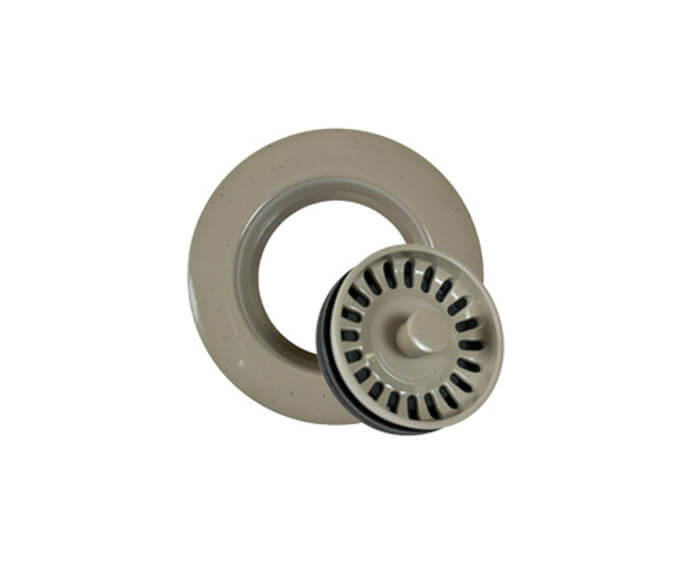 Decorative Plastic Garbage Disposer Flange with Stopper for Granite Sinks