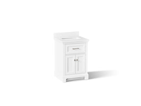 Charlemont™ 24" bathroom vanity cabinet with sink and quartz top