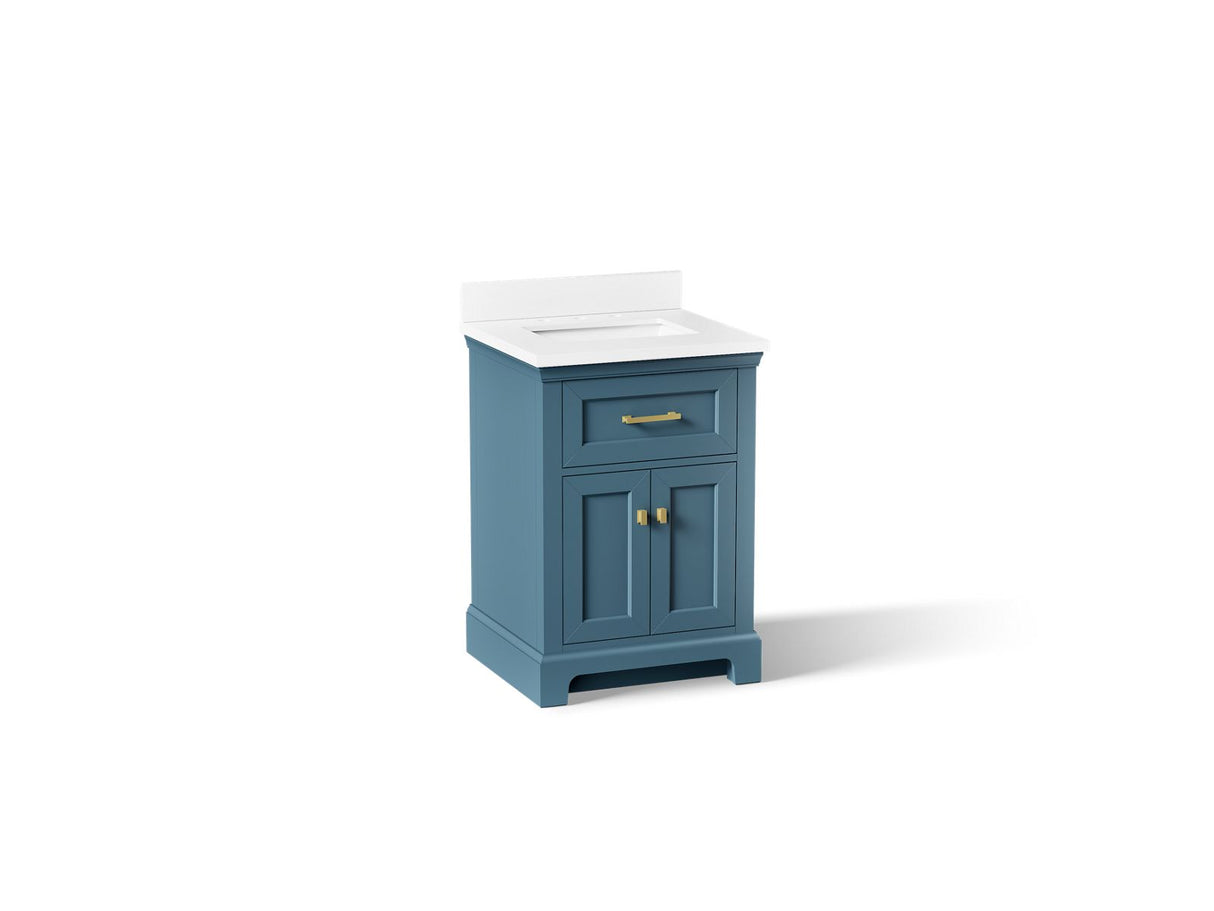 Charlemont™ 24" bathroom vanity cabinet with sink and quartz top