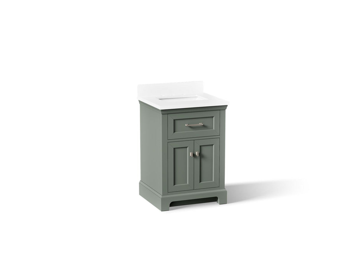 Charlemont™ 24" bathroom vanity cabinet with sink and quartz top