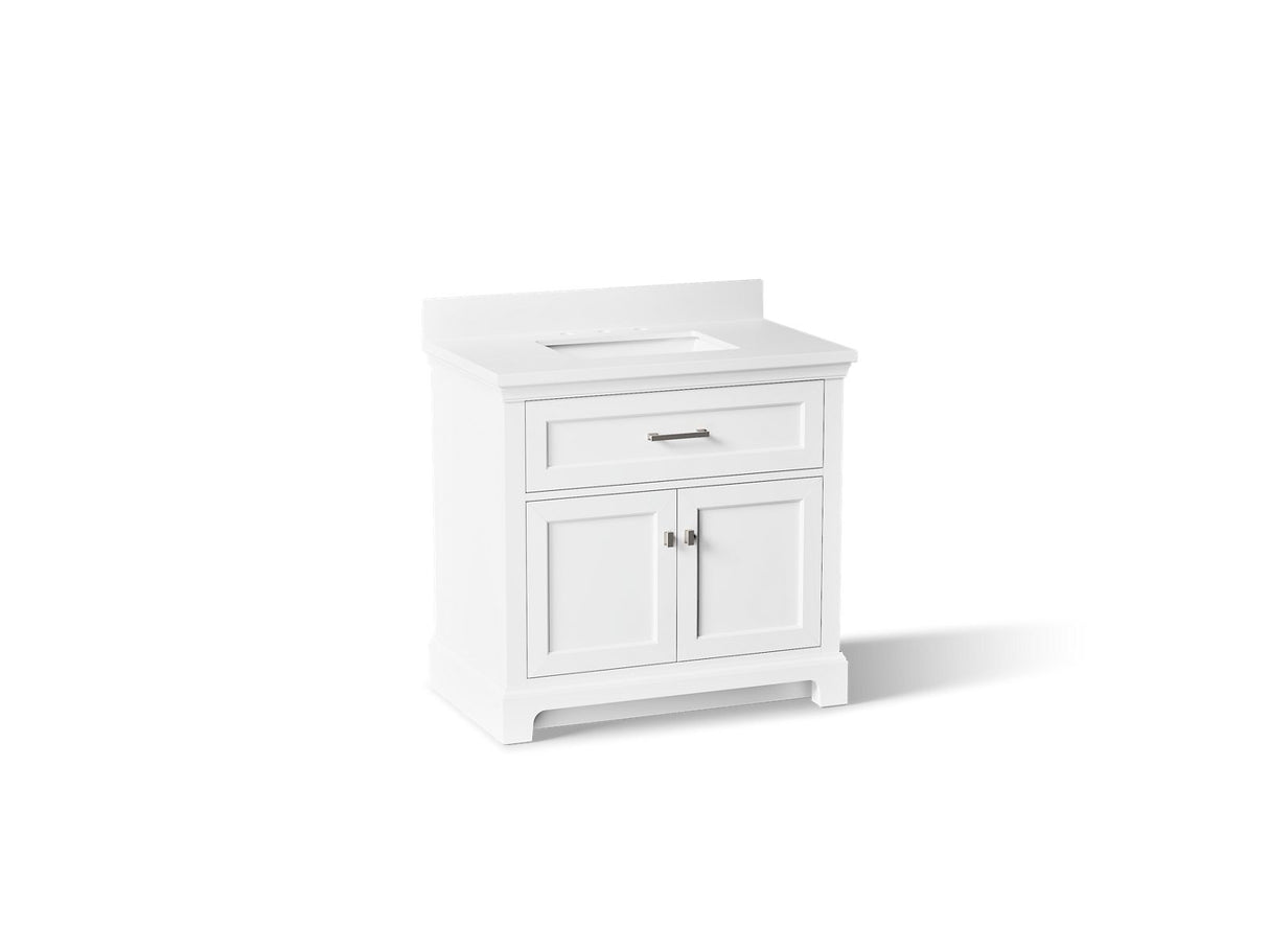 Charlemont™ 36" bathroom vanity cabinet with sink and quartz top