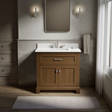 Charlemont™ 36" bathroom vanity cabinet with sink and quartz top