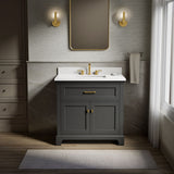Charlemont™ 36" bathroom vanity cabinet with sink and quartz top
